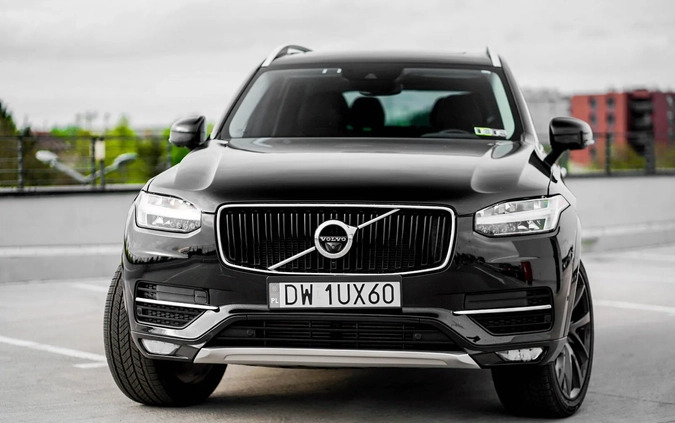 Volvo XC 90 cena 125000 przebieg: 84000, rok produkcji 2018 z Wrocław małe 596